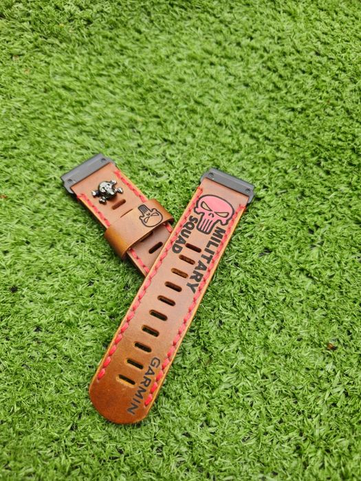 Pasek do Garmina szerokość 26 mm, QuickFit  ,skóra naturalna, handmade