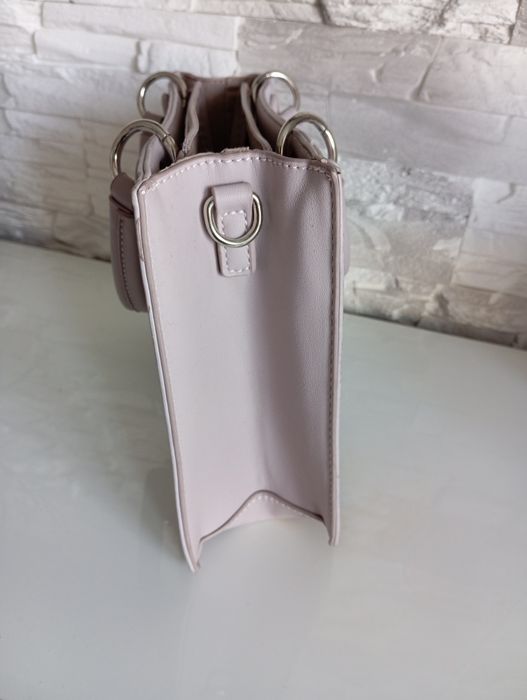 Torebka do ręki liliowa