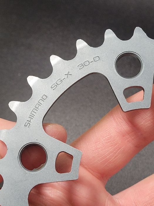 Zębatka tarcza shimano SG-X 30-D NOWA alu