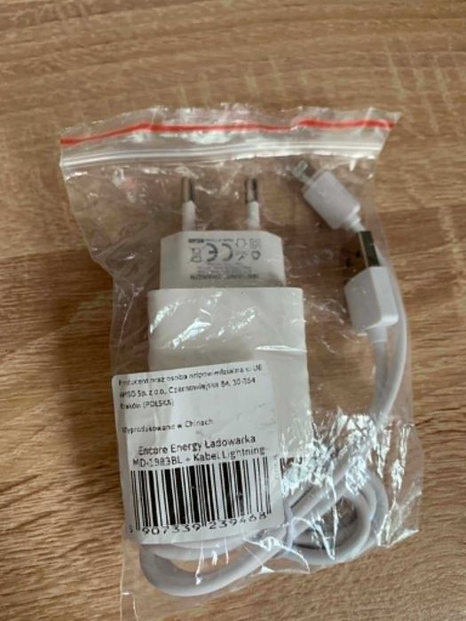 Ładowarka Encore Energy 18W + kabel lightning iPhone
