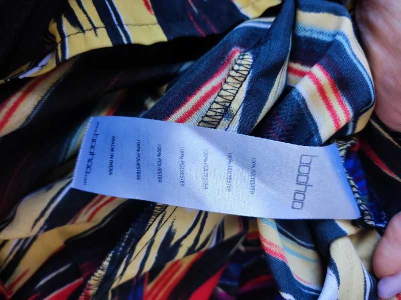 Boohoo r 34 sukienka z krótszym przodem