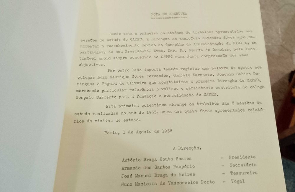 CATEC Engenheiros da Hidroeléctrica do Cávado 1959