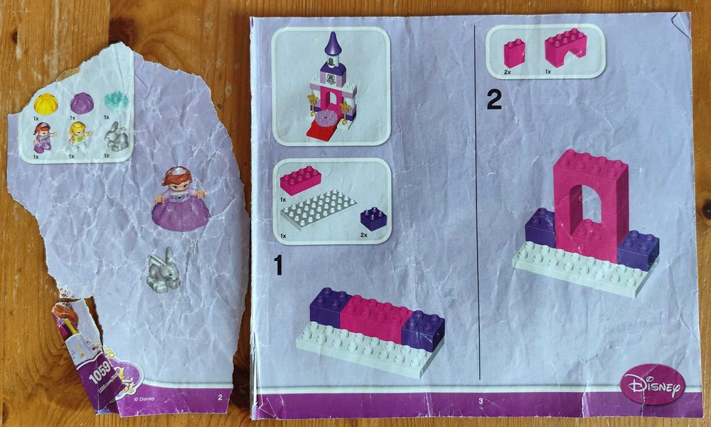 Lego Duplo 10595 Królewski zamek, instrukcja