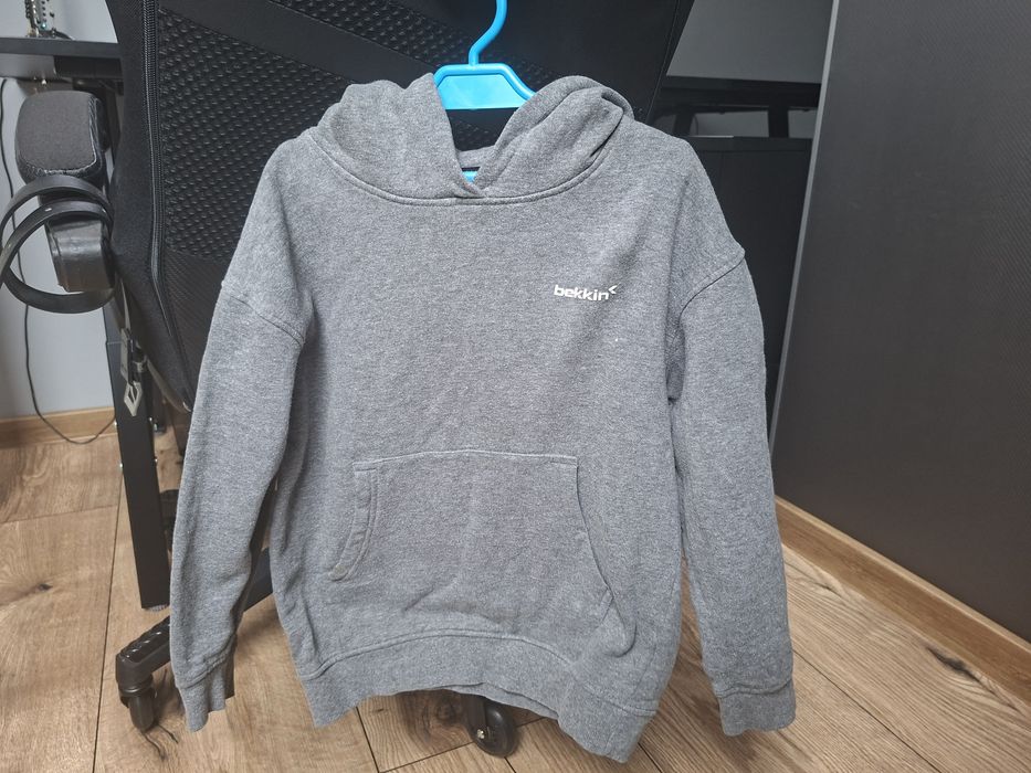 Beksińskiego bluza szara z kapturem