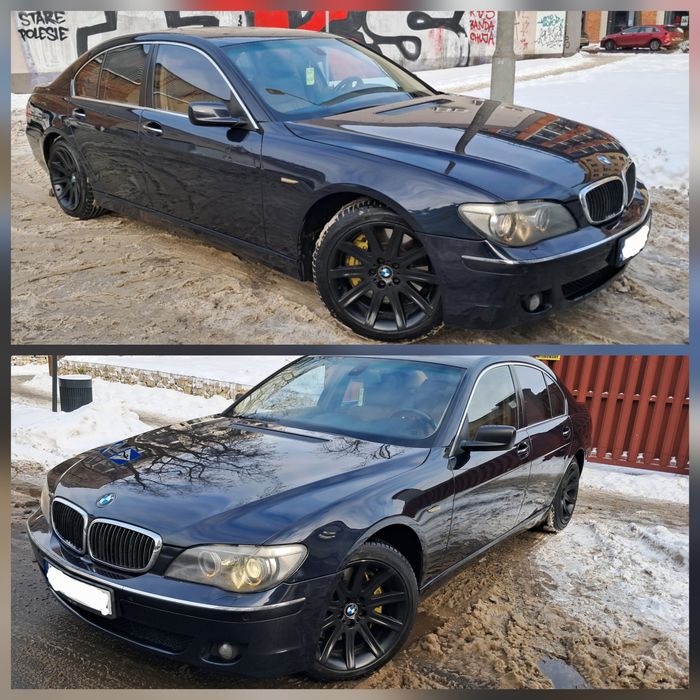 Mocne Bmw 7 Lift . V8 bi turbo 420 hp  grzane komforty dociągi logic