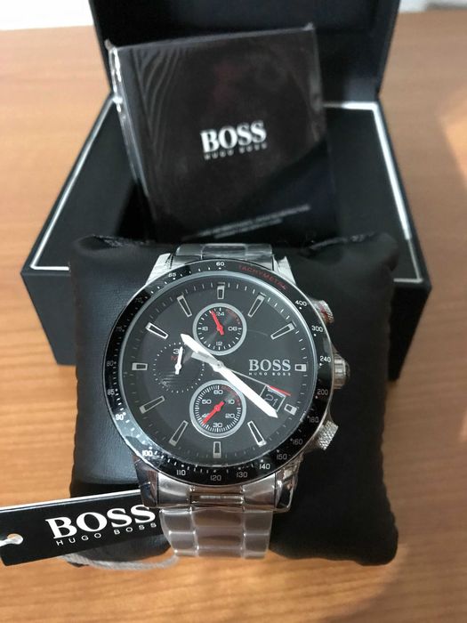 Relógio Hugo Boss Prateado & Preto