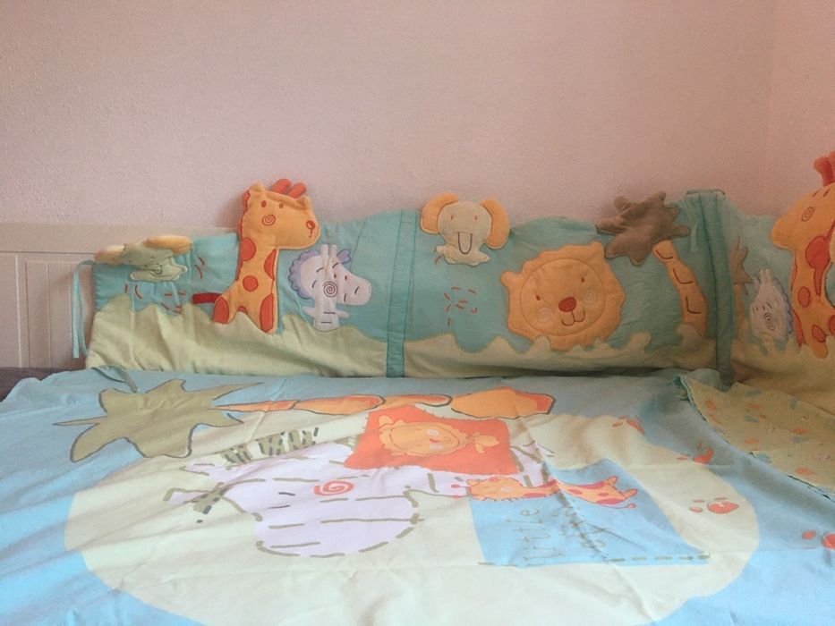 Contorno/protetor berço +capa edredon