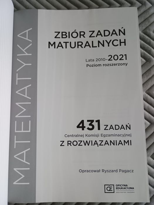 Zbiór zadań maturalnych. Matematyka. Poziom rozszerzon