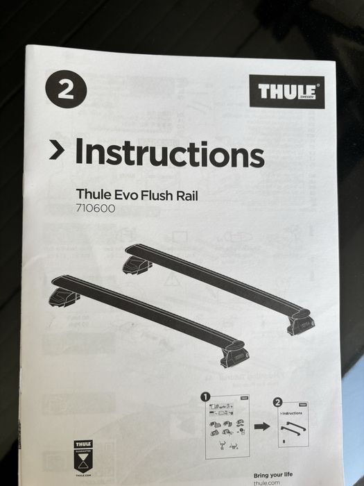 Thule barras e suportes de bicicleta