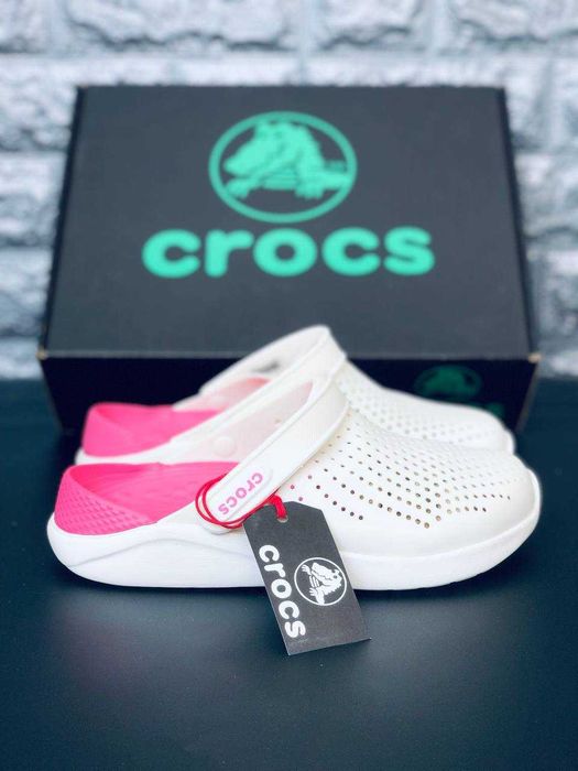 Женские кроксы crocs literide удобные практичные кроксы / женские силиконовые мюли / цельнолитые кроксы