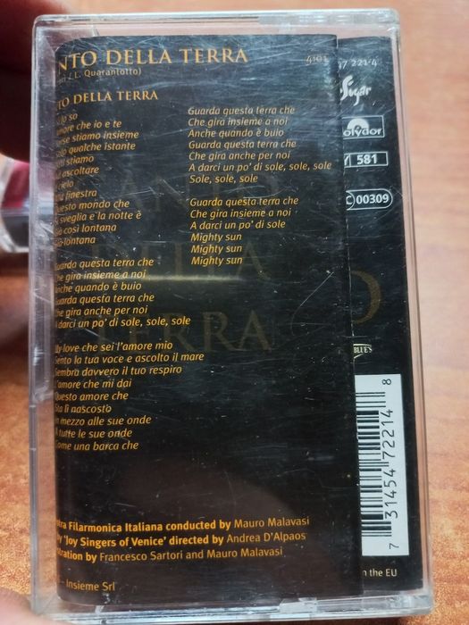 Cassete andrea bocelli SOGNO