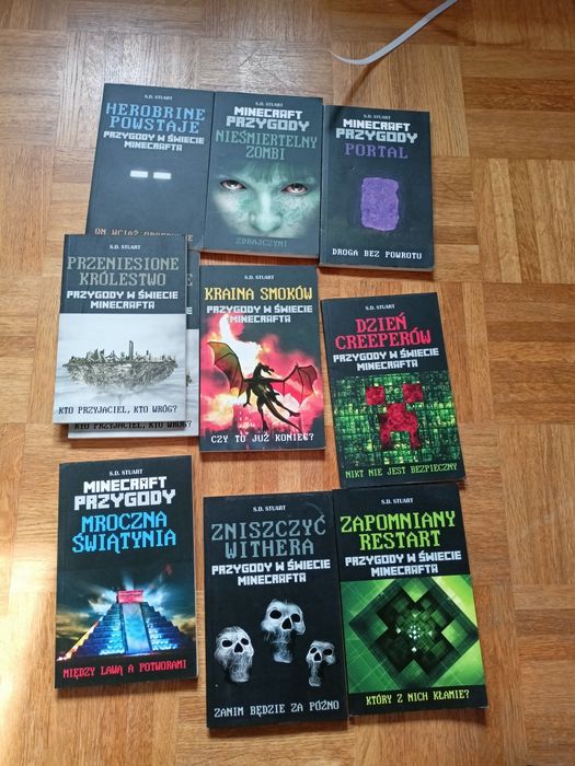 seria książek przygodny w świece Minecraft  S. D. Stuart