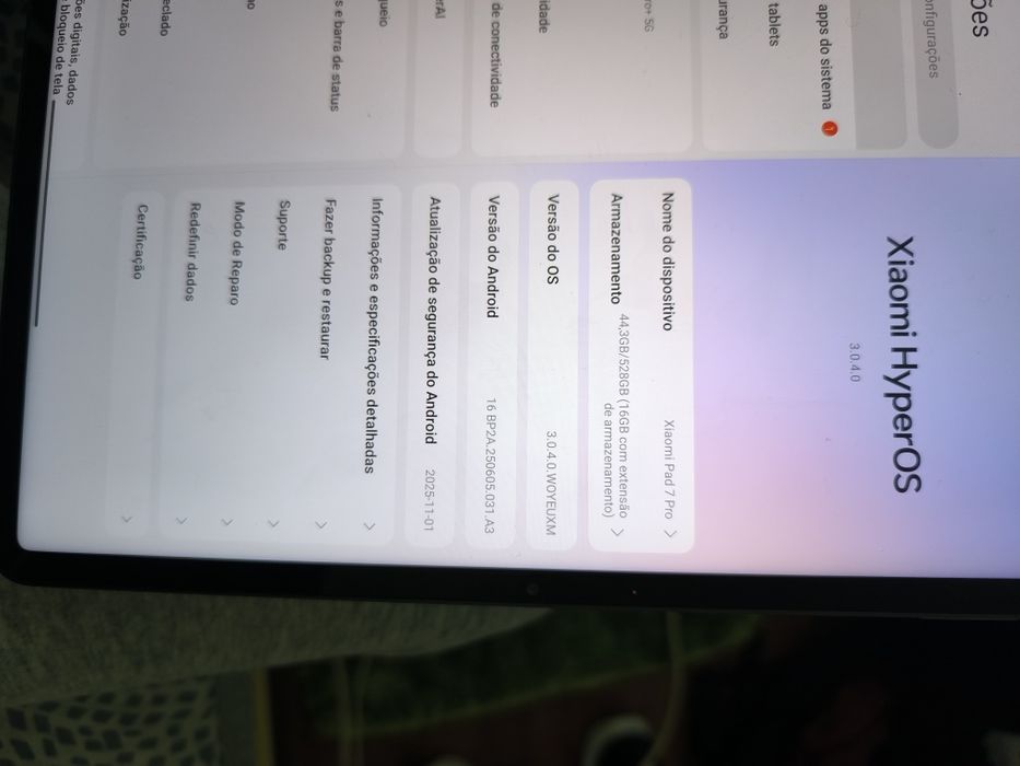 Tablet Xiaomi pad 7 pro