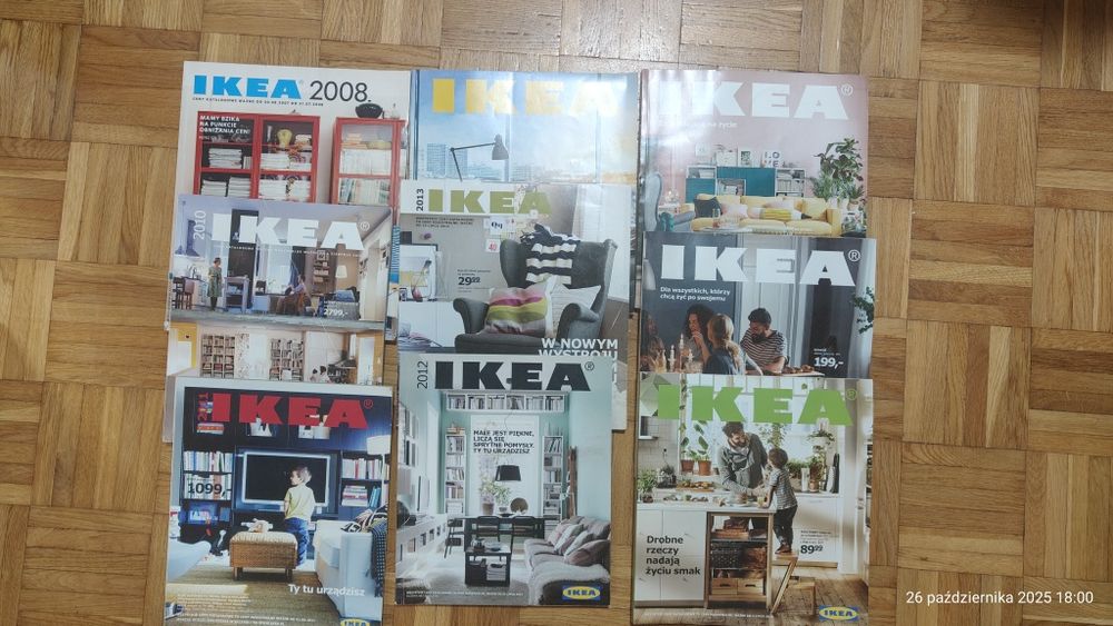 Katalogi Ikea 8 sztuk
