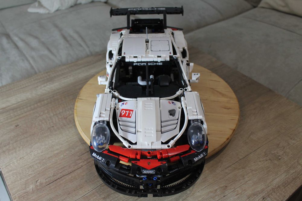 Samochód Sportowy PORSCHE 911 RSR klocki auto 1580 elementów (42096)