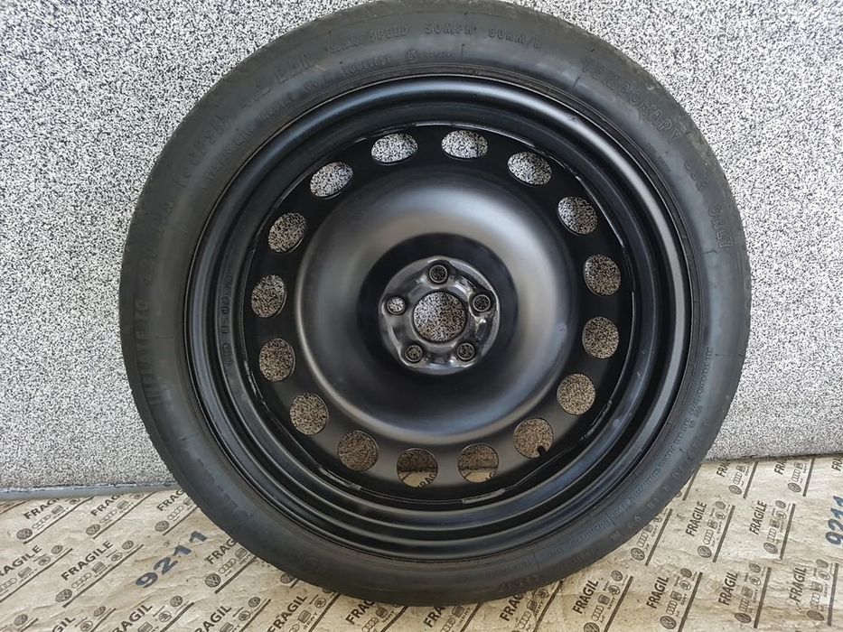 koło dojazdowe vw taigo t-cros skoda kamiq seat audi tt 5x112  125/70r