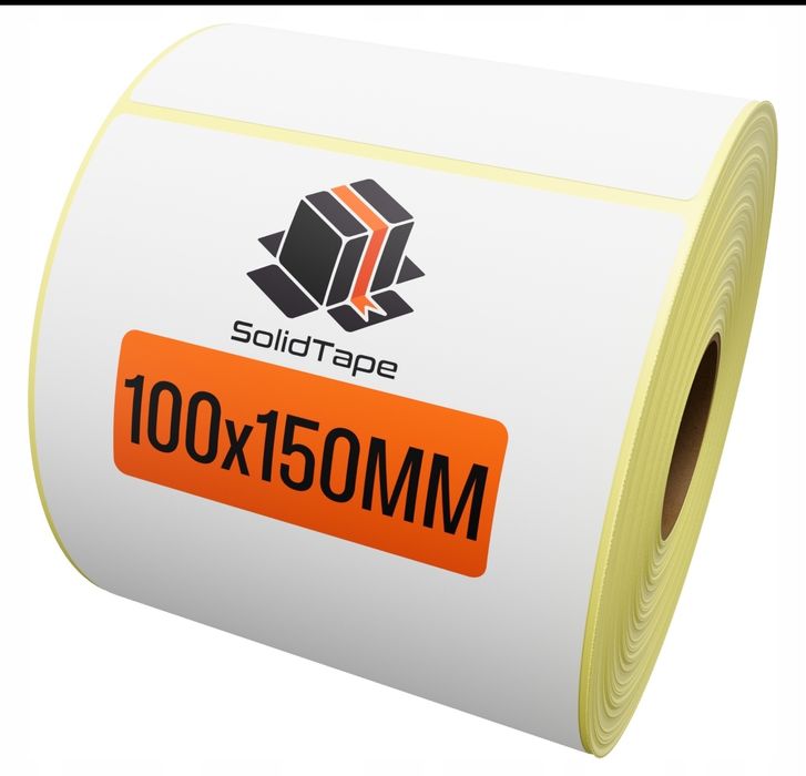 Etykiety Termiczne Kurierskie 100x150 mm 350 Szt Samoprzylepne Perforo