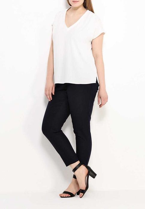 Женские летние брюки Evans 50 52 54 большой разме лен штаны xl 2xl 3xl