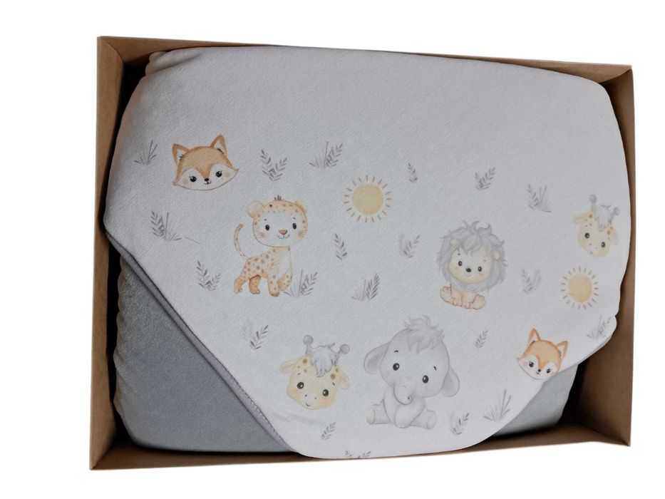 Manta de Bebe Estampada Animais 80X80