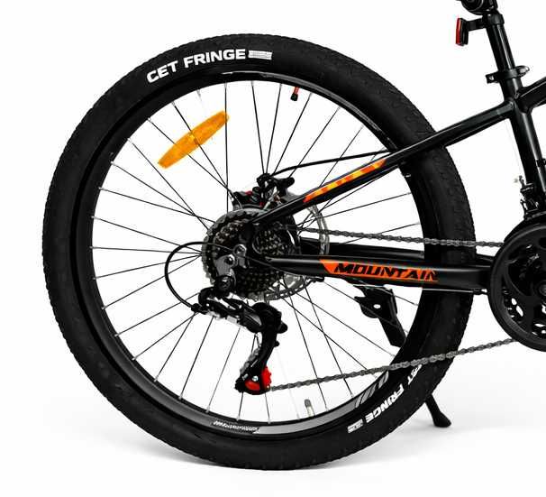 ROWER GÓRSKI MTB  24 RAMA 11" aluminiowa shimano