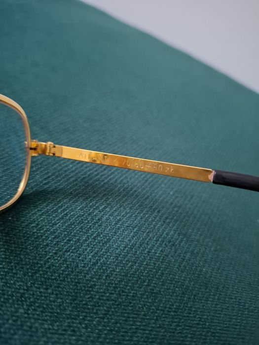 Okulary złote  korekcyjne +1.5