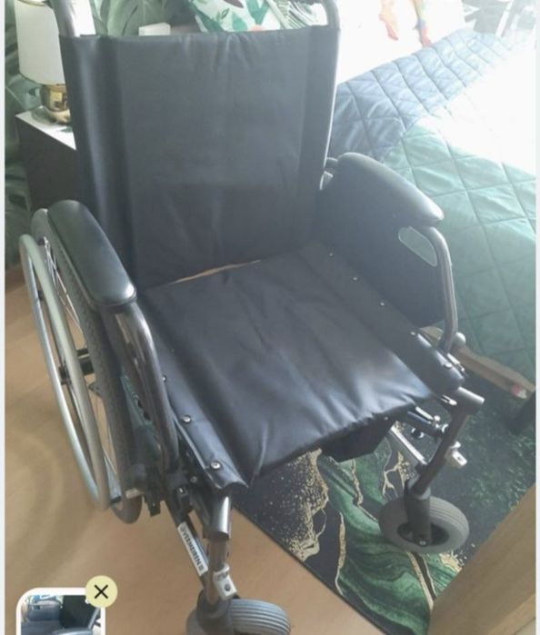 Wózek inwalidzki+stelaż pod plecy stan bdb