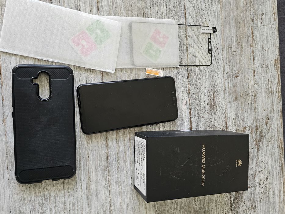 Huawei Mate 20 Lite 4GB ram 64 tom stan db 2x szkło etui