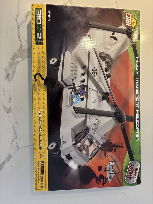 Klocki cobi 2365 HEAVY TRANSPORT HELICOPTER używane
