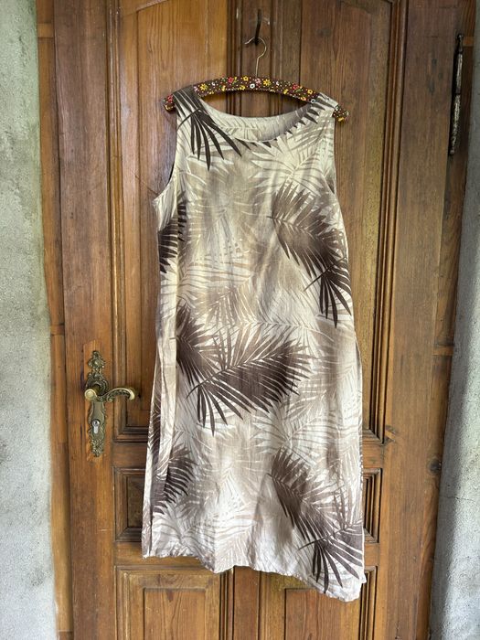 Sukienka z lnu 100% Green Ice M