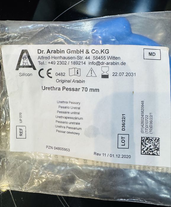 Pessar cewkowy  pierścieniowy Dr. Arabin