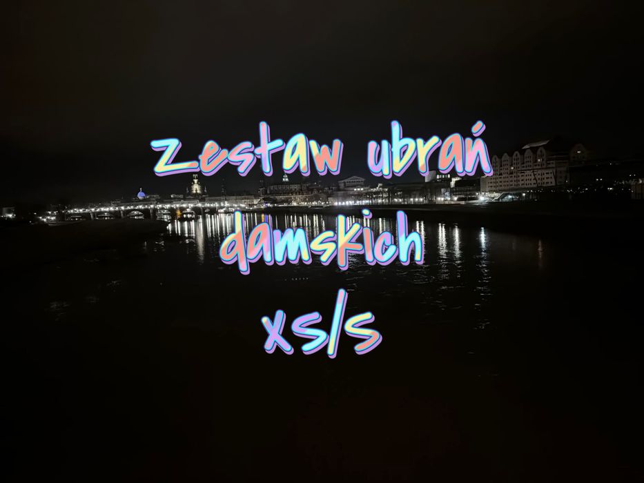 Box ubran damskich xs/s , 21szt