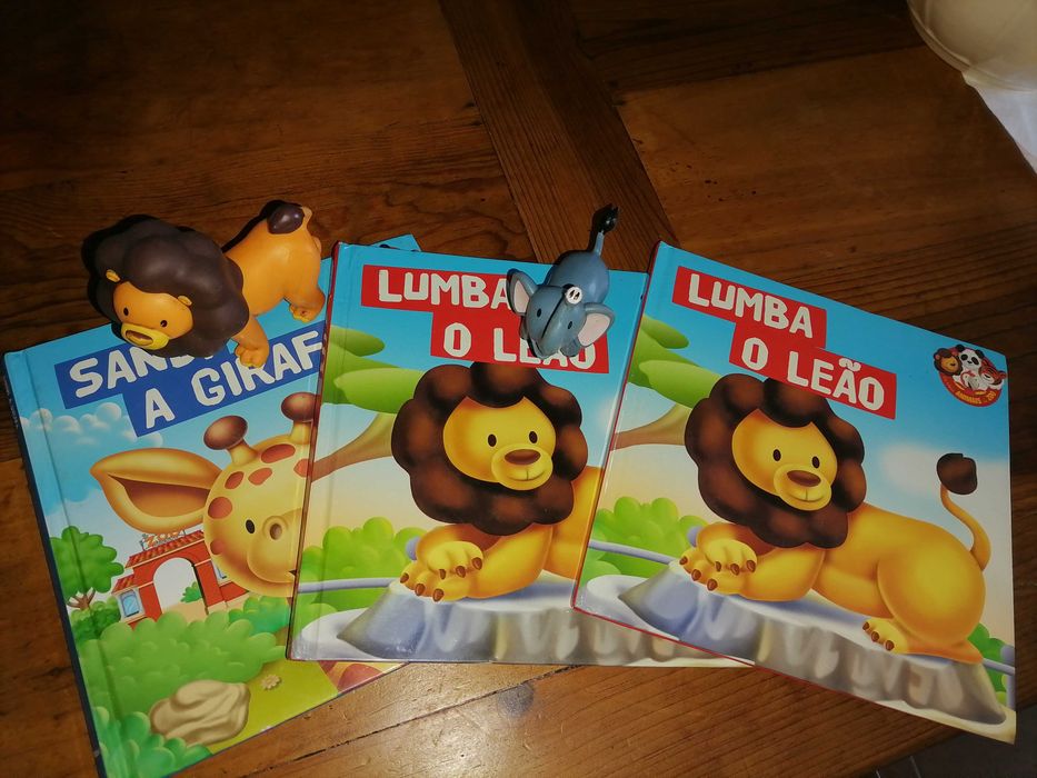 Livros e figuras Zoo RBA