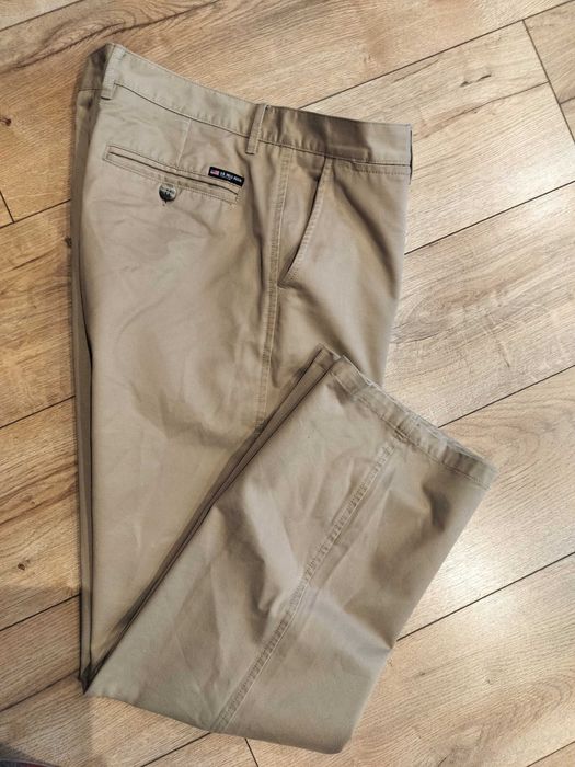 Spodnie męskie XL ideał U.S.Polo Assn. beżowe jNowe pas96