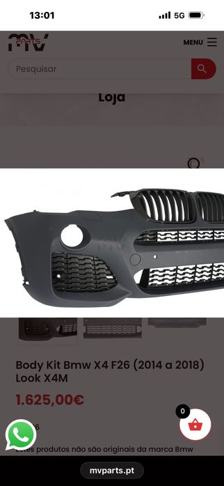 Vendo Body kit look x4M