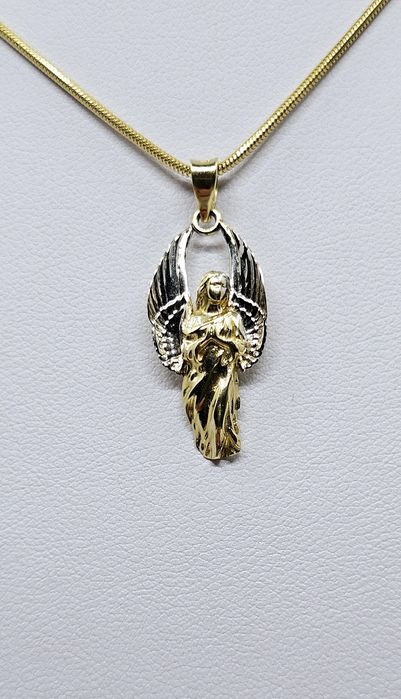 Złota zawieszka Anioł próba 585 14k