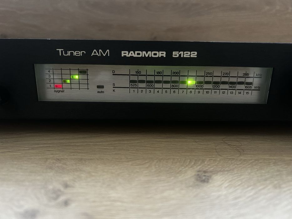 Radmor 5122 tuner am plus karta gwarancyjna