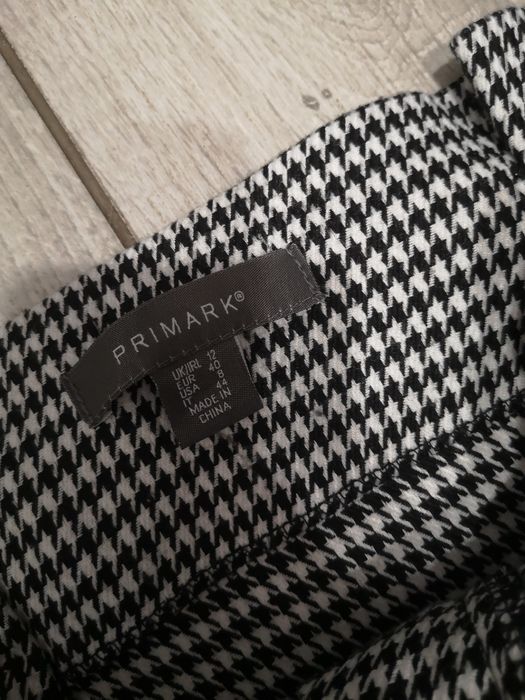 Primark spódniczka w pepitkę z wiązaniem