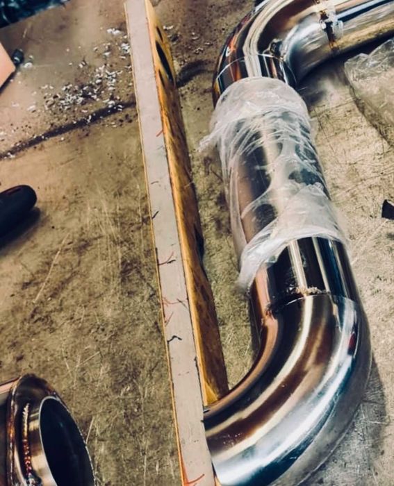 -= BMW 2002 Tii E10 tłumiki wydech klasyczny ProCustom -=