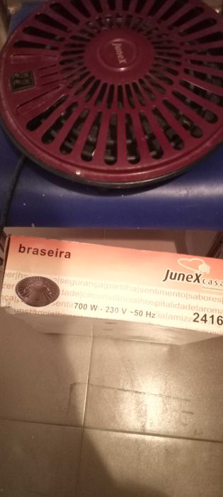 Braseira elétrica redonda