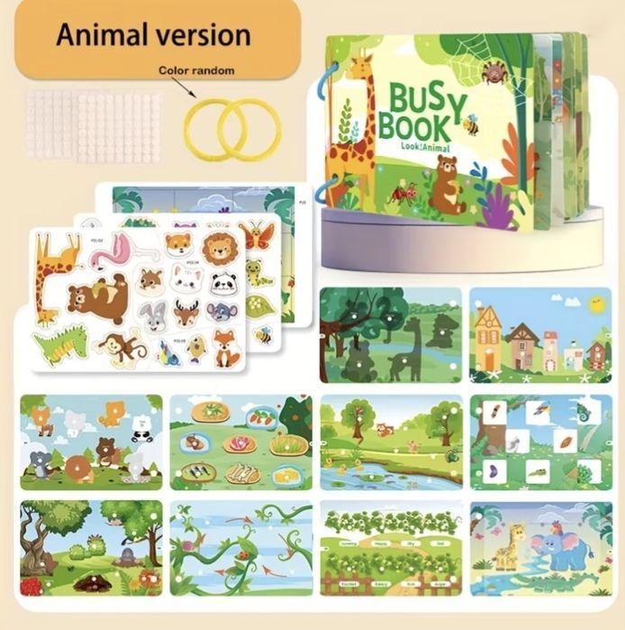 Busy Book розвиваюча книга для дітей