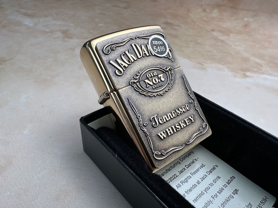 Новая зажигалка Zippo 254BJD.428 Jack Daniel's оригинал подарок: 2