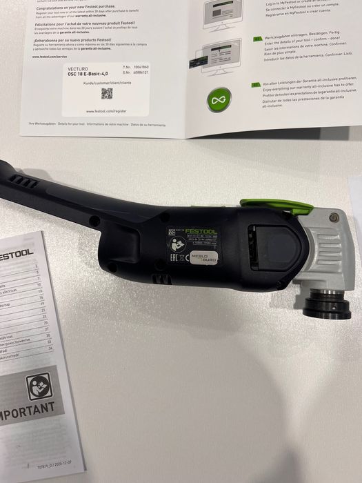 Festool osc 18 jak nowa