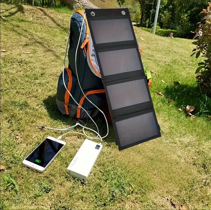 Carregador solar portatil