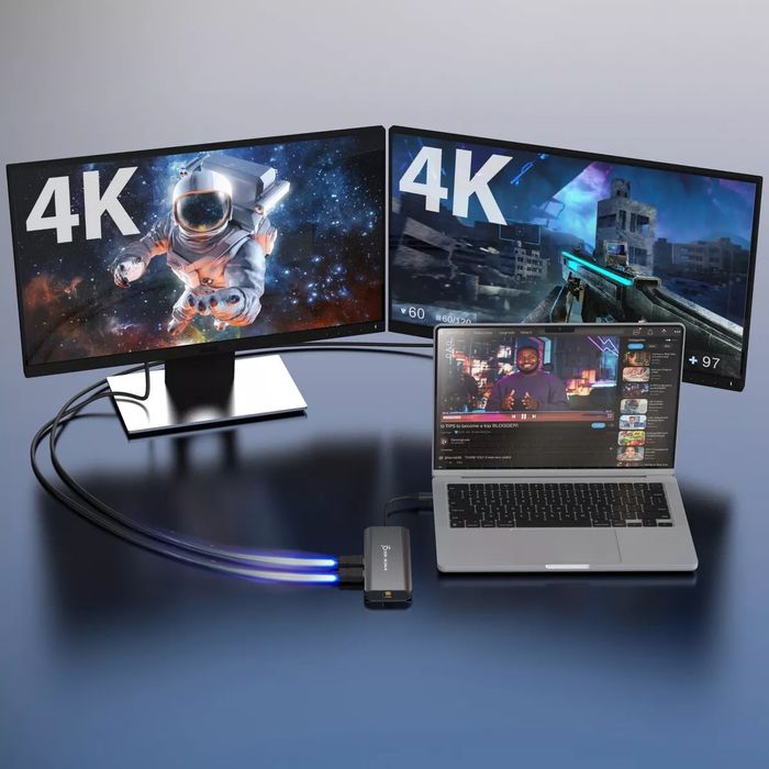 USB-C хаб j5create JCD398 Dual 4K HDMI 7-в-1 зі США