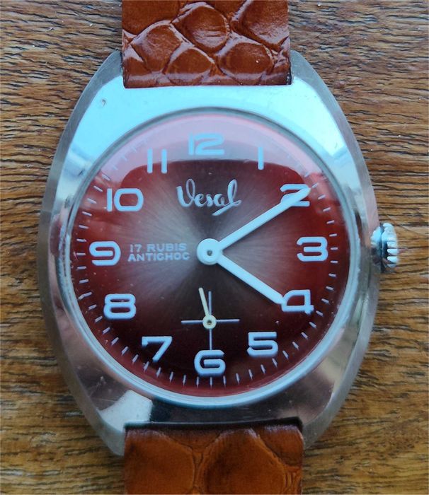 Relógio de Corda Vintage Vesal - 17 Rubis, Antichoc