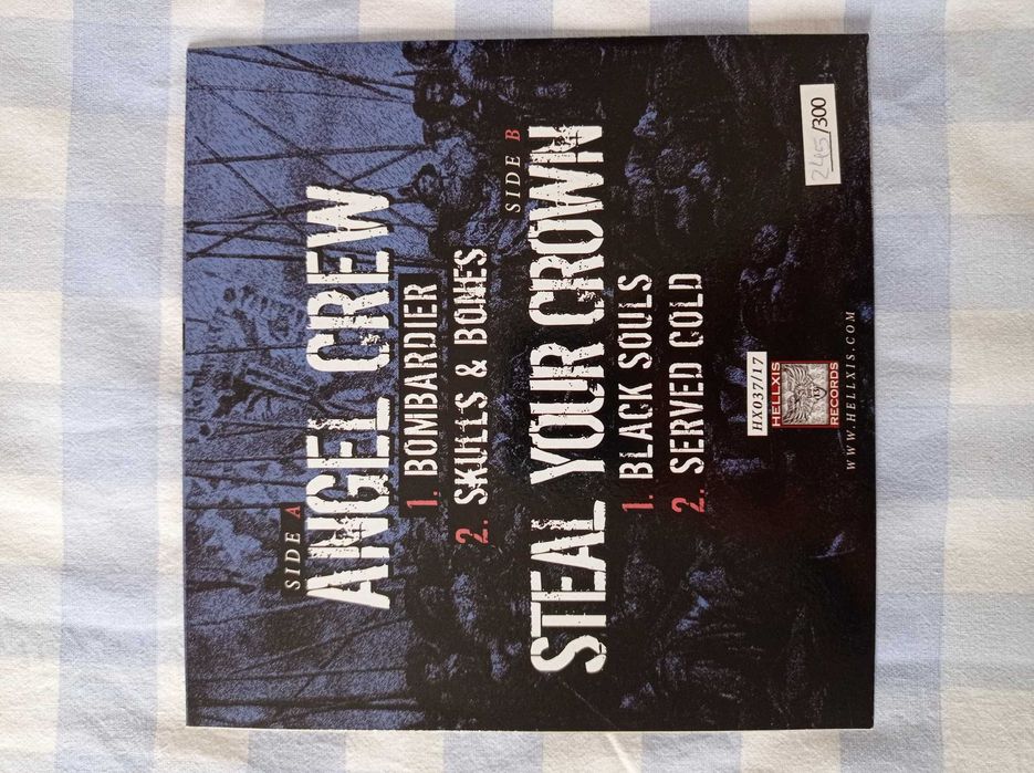 Split Steal Your Crown / Angel Crew 7" (Novo)