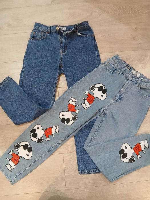 jeansy bershka snoopy w Twojej okolicy Sprawd kategori Moda