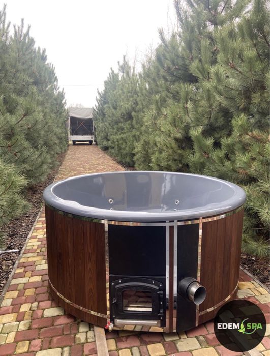 Спа купель! Виробник! Чан на дровах! Вуличне джакузі! Баня офуро!