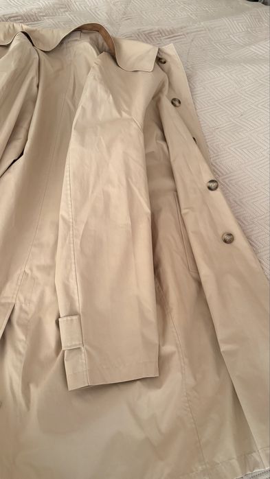 Cortefiel Gabardine Masculina Bege XL Como Nova Forro