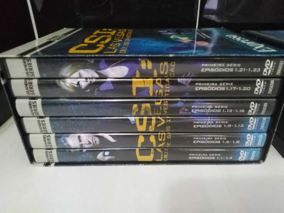 Season 6 DVDs – CSI: Las Vegas and CSI: Miami, Complete First Season.64730269122561122